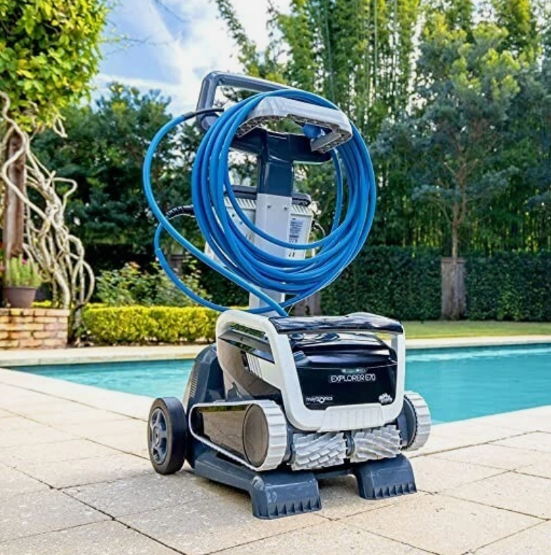 Dolphin Explorer E70 Robotic Pool Cleaner with Wi-Fi & Caddy