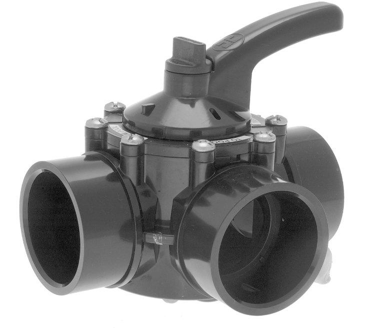 Hayward PSV3S2 CPVC 3-Way Diverter Valve