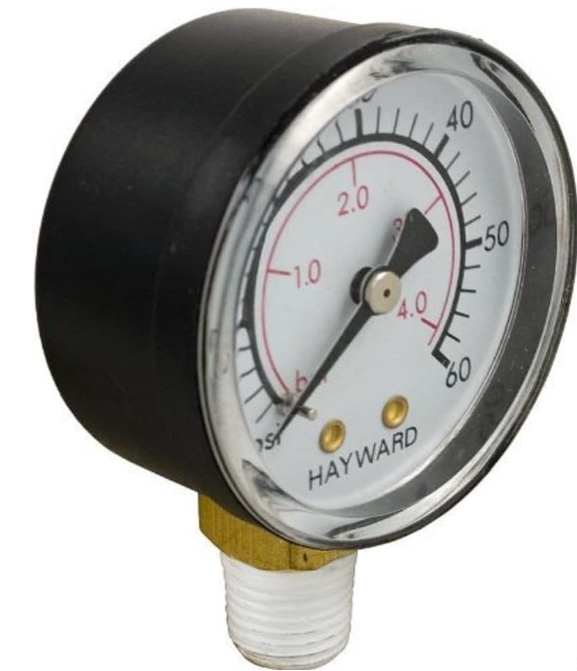 Hayward ECX270861 Boxed Pressure Gauge Replacement for Select Hayward Sand and D.E. Filter