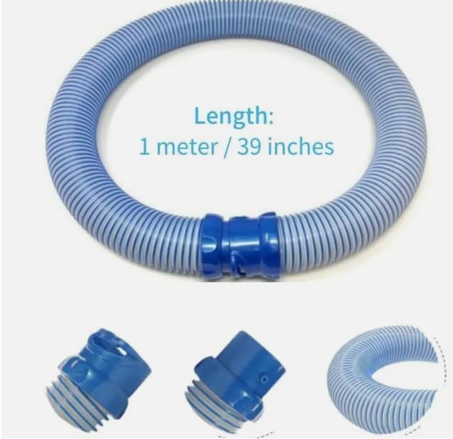 Twist Lock MX8 MX6 Hose - Replacement for Zodiac Baracuda MX6 MX8 X7 T3 T5 Cleaner Hose 39'' (1 METER) - By PoolQuip