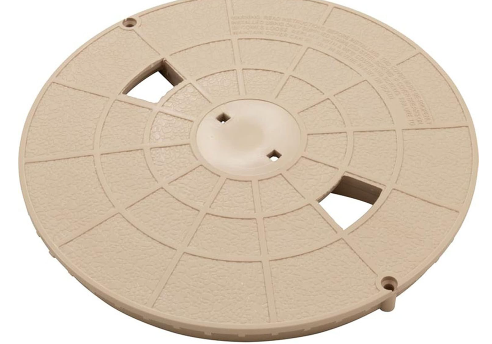 Pentair 516216 Tan Deck Lid Replacement Bermuda Gunite and Vinyl Liner Skimmer