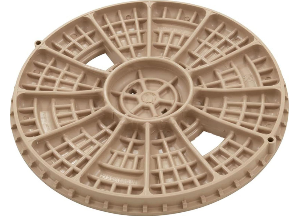 Pentair 516216 Tan Deck Lid Replacement Bermuda Gunite and Vinyl Liner Skimmer