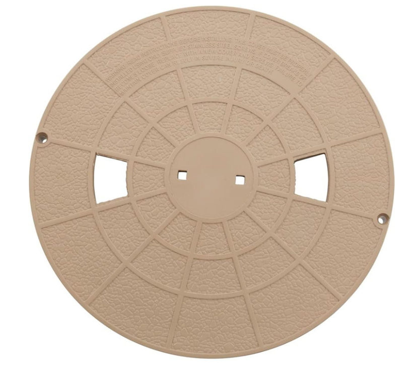 Pentair 516216 Tan Deck Lid Replacement Bermuda Gunite and Vinyl Liner Skimmer