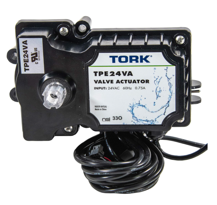 TORK TPE24VA 24-Volt Authentic Valve Actuator Control, Compatible with all 24VAC Control Systems, for Pools, Spa, Solar Equipment, UL Approved for Safety