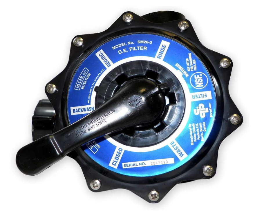 Zodiac A0553645 2-Inch Side Mount Multi-Port Valve Replacement Kit for Zodiac Jandy D.E. Filter