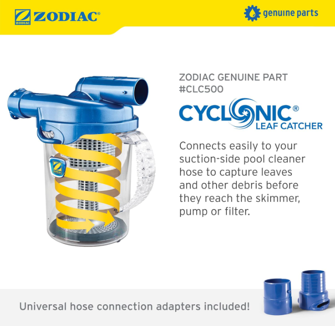 Zodiac Cyclonic Automatic Pool Cleaner Leaf Catcher Canister