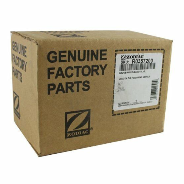 Jandy Gauge Air Release Valve R0357200 CL CV DEL DEV