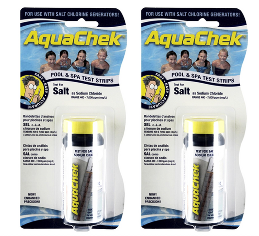 AquaChek 561141-02 Salt Water Test Strips for Swimming Pools, 10-Count, 2-Pack