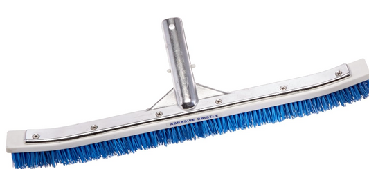 Pentair R111358 907 Aluminum Back Blended Curved Brush with Stainless Steel and Nylon Bristles, 18-Inch