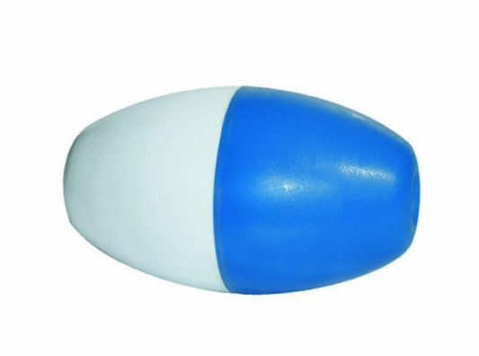 5" x 9" Blue and White Large Oval Rope Float