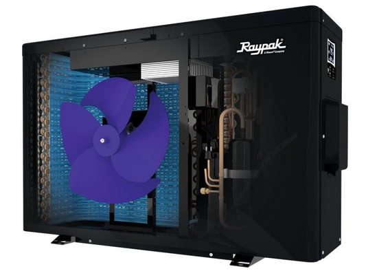 Raypak Crosswind Heat/Cool Electric Pool Heat Pump 61K BTU, 208/230V 017741