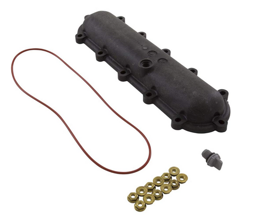 Raypak Return Header, 206A - 407A, w/Flange Nut Kit