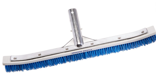 Pentair R111358 907 Aluminum Back Blended Curved Brush with Stainless Steel and Nylon Bristles, 18-Inch