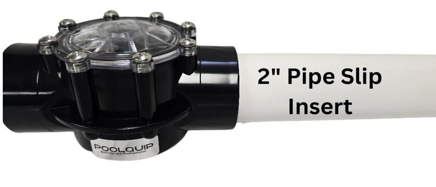 Swimming Pool Check Valve, 2-2.5 Inch Replacement for Jandy, Pentair, Hayward Straight Through Flow 2 Port Spring Check Valve for Pools, Spas and Hot Tubs