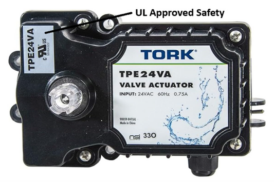 TORK TPE24VA 24-Volt Authentic Valve Actuator Control, Compatible with all 24VAC Control Systems, for Pools, Spa, Solar Equipment, UL Approved for Safety