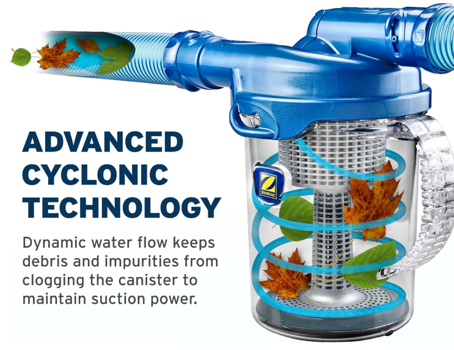 Zodiac Cyclonic Automatic Pool Cleaner Leaf Catcher Canister