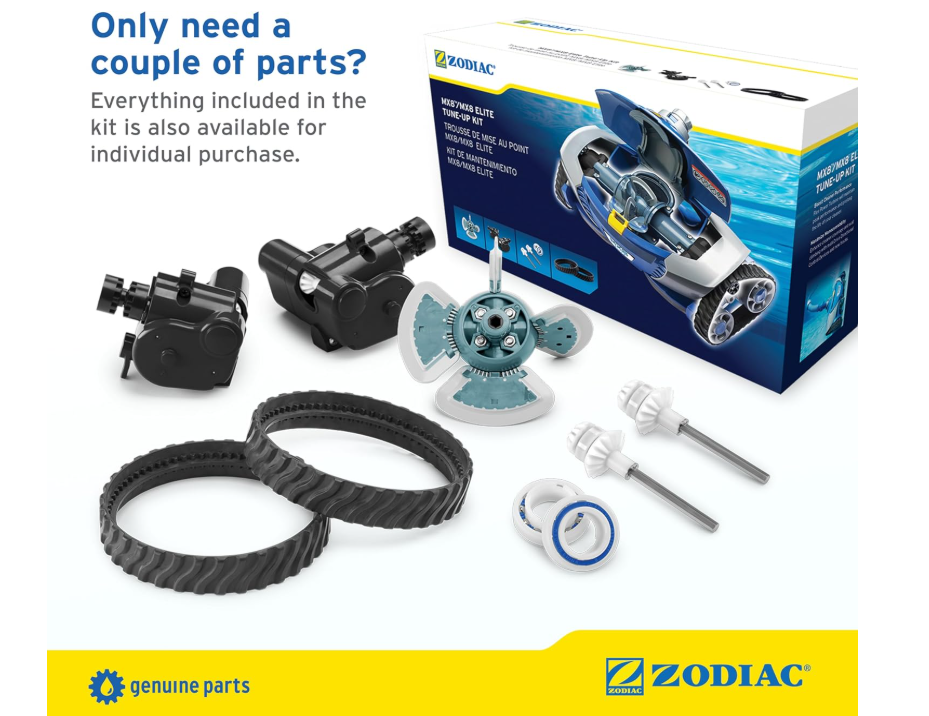 Zodiac Genuine Parts MX8 / MX8 Elite Factory Tune Up Kit R0796200, All-Inclusive Suction Cleaner Performance Tune-Up Kit MX8 and MX8 Elite