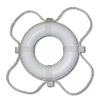 20" White Coast Guard (Uscg) Approved Ring Buoy